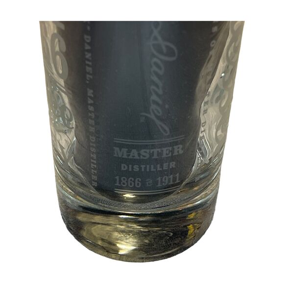 Vintage Jack Daniels Old No.7 Clear Tennessee Whiskey 6" Tall High Ball Glass - Picture 3 of 10